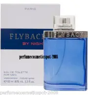 NIB FLYBACK BY NIGHT YVES DE SISTELLE MEN 3.3 OZ / 100 ML EAU DE TOILETTE SPRAY