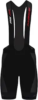 [Massi] Men's Comp Team Color Bib Shorts Size M Boardshorts, Black, M, Black, M