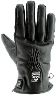 Helstons Benson heated Motorcycle Gloves, black, Size 3XL for Men