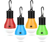 Camping Lights, Led Camping Lights, Portable Tent Lights, Emergency Lights, Waterproof Camping Lights, (4Pcs)