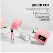 380ML Portable 6 Blades Personal Mini Juicer Cup USB Rechargeable Blender