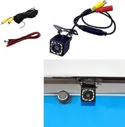 Lecctso Car Backup Camera, Waterproof Reverse Camera, Car Rear View Camera, 12 LED Night Vision Rear View Camera, 150° Wide Angle Car Rear View Reverse Camera for Cars SUV Trucks RV