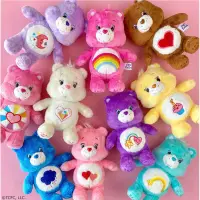 在飛比找蝦皮購物優惠-現貨日本購入Care Bears彩虹熊 愛心熊毛絨玩具 S