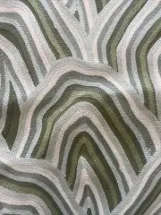 Harlequin Kumo In Sea glass 88.5 Long Embroidery Or Crewel Style Fabric