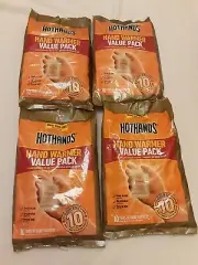 Hothands Hand Warmers ~ 40 Pair, 80 Count Total ~ 10 Hours Heat Max