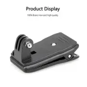 Action Camera 360° Rotation Backpack Hat Clip Clamp Mount For GoPro SJCAM EKEN y
