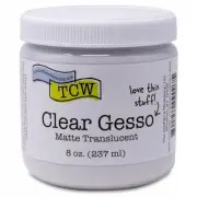 Gesso Medium Surface Preparation and Primer Sealer for Canvas Paper Wood Prov