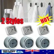 Push In Tea Towel Holder Grip Hook Chrome Self Adhesive Kitchen PB