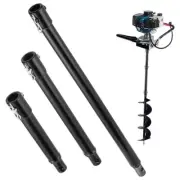 3 PCS Auger Extension Drill Bits, 3/4” Shaft Earth Auger Drill Bit Style 1