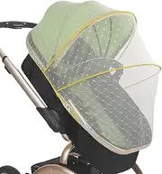 Bassinet Net - Protective Mesh Netting Portable Crib - Full Cover Stroller Tent, Breathable Baby Pram Net for Outdoor Travel