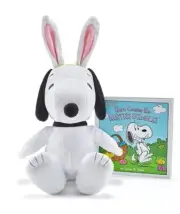 Easter Bunny Beagle Snoopy Peanuts Stuffed Animal Plush Hardcover Book Kohls