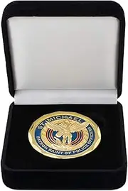 Saint Michael The Archangel Police Officer Challenge Gift Coin with Gift Box