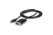 StarTech.com USB to Serial Adapter - Null Modem - FTDI USB UART Chip - DB9 (9-pin) - USB to RS232 Adapter - 1 x 9-pin DB-9 RS-23