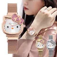 在飛比找蝦皮購物優惠-Hello Kitty手錶 可愛女錶 不鏽鋼錶帶 卡通表可愛