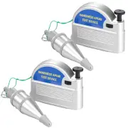 2Pcs Carbon Steel Auto Stretch Line Bob Retractable Plumb Bob for Construction{