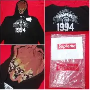 NEW Supreme Hoodie x Maison Margiela Black - Large - Quick USPS Shipping