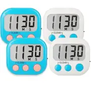 Classroom Timers for Teachers Kids Large Magnetic Digital Timer 4 Pack Blue W...