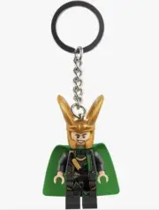 LEGO Loki Minifigure Keychain New