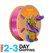 1.75mm Silk Tri Color PLA Filament - Tangle-Free 1KG Spool with Exquisite Finish