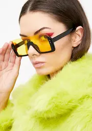 Honey Cut Off Oversized Sunglasses