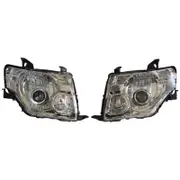 Pair Head Light Fit For Mitsubishi Pajero NS NT NW 11/2006-09/2015 Halogen Manual