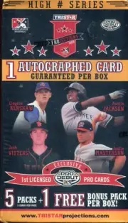 2008 Tristar PROJECTIONS High# Series Baseball Blaster Box
