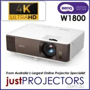 BenQ W1800 DLP 4K UHD Home Theatre Projector from Just Projectors. 2yr Warranty