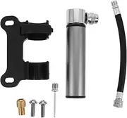 Gatuida Mini Bike Pump Portable Aluminum Alloy Tire Pump Dual Valve Lightweight Compact for Cycling Travel