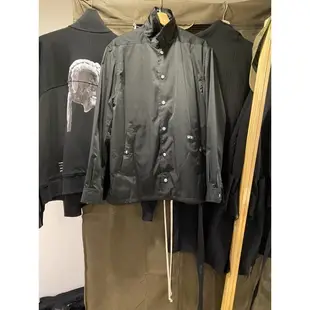 Rick Owens Tafata Snapfront Jacket