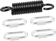 BESPORTBLE 1 Set Heavy Duty Swing Chair Spring Kit Rotating Metal Springs for Hammocks Swings Use Durable with Adapter Rings for Secure Suspension
