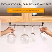 35.5cm Wine Glass Rack - Under Cabinet Stemware Wine Glass Holder Glasses Storag