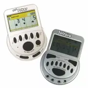 Gambling Electronic Game Pack - Mega Screen Solitaire Handheld Game & 7 in 1