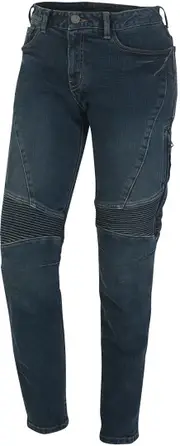 Germot Kate Ladies Motorcycle Jeans, blue, Size 26 for Women