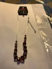 Paparazzi Crystal Carriages Necklace - Brown with Earrings