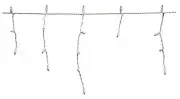 Holiday Wonderland 47913-88 Christmas LED Icicle Lights Set, Micro, Twinkling