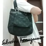 ㊣✨SALVATORE FERRAGAMO✨菲拉格慕 老花  帆布 手提包 琴譜包 托特包/二手精品/二手包/保證正品