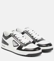 [Prada] Prada Logo leather sneakers AU 7 multicoloured