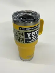 YETI Rambler 30oz Alpine Yellow Limited Edition w/ Stronghold Lid