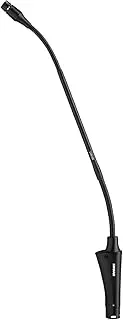 Shure CVG12-B/C Gooseneck Condenser Microphone, 12-Inch Inline Pre-Amp, Flange Mount, Cardioid - Black