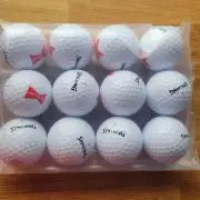 Budweiser Logo Spalding Golf Balls ~ Dozen Quantity: 12 ~ Advertising Breweriana