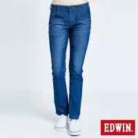 在飛比找momo購物網優惠-【EDWIN】女裝 JERSEYS迦績EJ3超彈中直筒牛仔褲