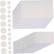 Operitacx Double Sided Adhesive Dots Stickers 200pcs Acrylic Round Dots No Trace Soft and Sticky for DIY