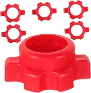 BESPORTBLE Fitness Training Pack Plastic Nuts Screws for Barbell Converter Set Home Gym