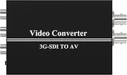 Wiistar 3G SDI to AV Converter BNC to RCA Audio Scaler Support Convert HD-SDI3G-SDI Signal for TV