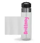Name Personalized Pink Blue Purple Green Tritan water bottle 20 oz