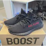 正版 夏季爆款 ADIDAS YEEZY BOOST 350 V2 黑紅字 CP9652-2020 透氣 運動休閒鞋