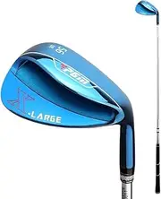 56 60 Degrees Golf Sand Wedges Extra Large Steel Golf Club Wedge Sandy Wide Bottom Wedges Golf Clubs for Men Women (Blue,56 Degree)