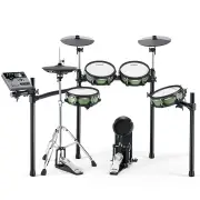 Donner DED-500 PRO Electronic Drum Set with Industry Standard Mesh Heads, Moving HiHat, and Included BD Pedal for Optimal Performance and Feel Plus USB Professional Studio Integration - DED500 PRO / Drum