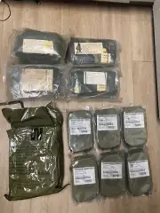 us military surplus personal field gear lot Chemical Suits And Mask Filters