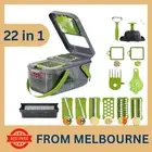 22in1 Vegetable Fruit Chopper Cutter Food Onion Veggie Dicer Slicer Kitchen Melb